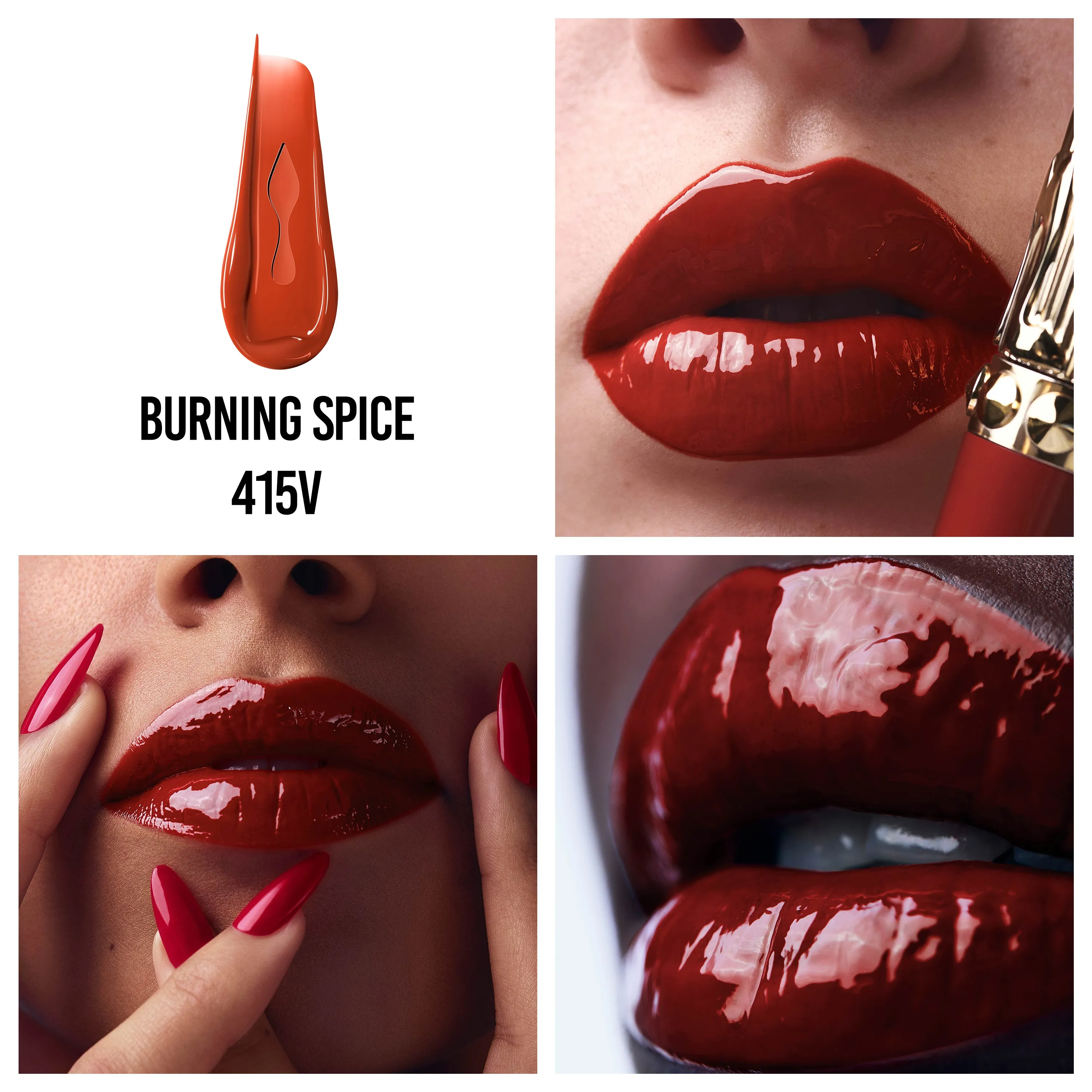 Christian Louboutin Rouge Stiletto Vinyl Gloss – Lip Gloss – Burning Spice 415V - Beauty - alternate view 3